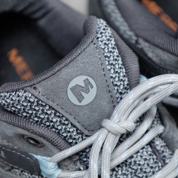 Merrell Alverstone Storm Hiking Shoes Sneakers Gray Blue Womens Size 9 J034612 - Picture 10 of 16